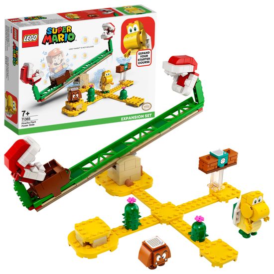 Конструктор LEGO Super Mario 71365 Дополнительный набор Мощная атака Растения-пираньи