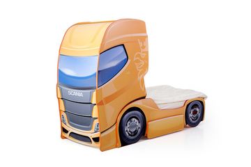 Кровать-грузовик "Скания+1" манго