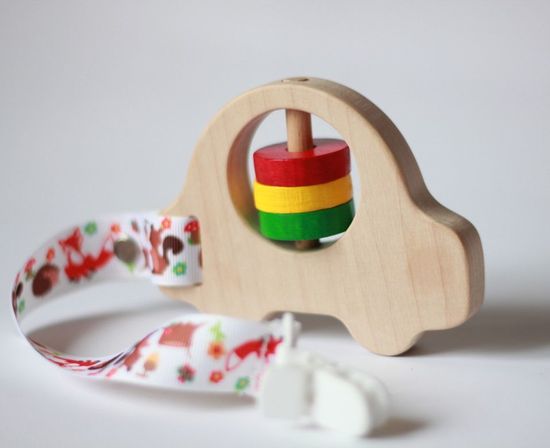 Прорезыватель погремушка Машинка