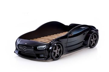 Кровать-машинка объемная EVO "Мерседес" чёрный