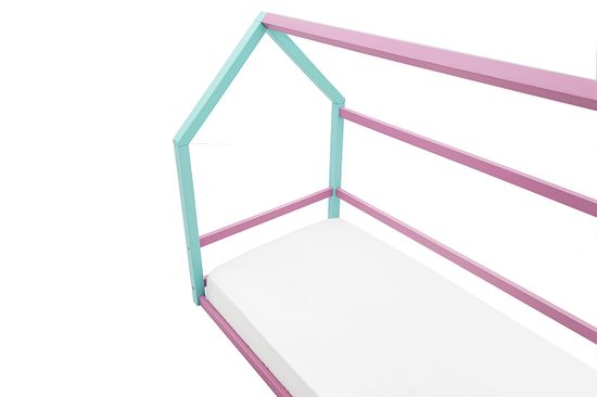 Кровать-домик Монтессори «Svogen» мятный-лаванда