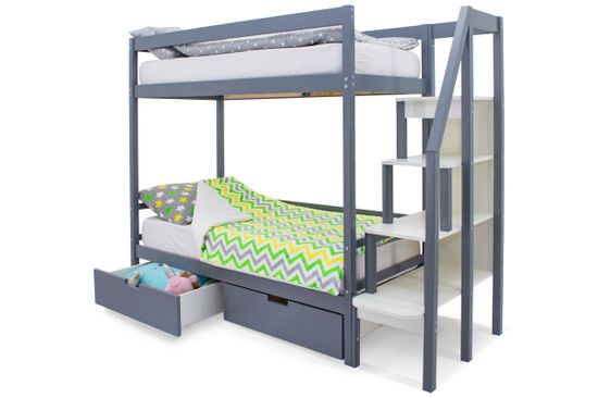 Двухъярусная кровать «Svogen» графит