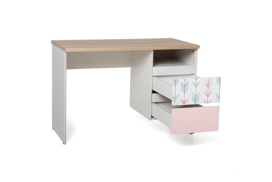 Стол LX 02 (розовый принт)