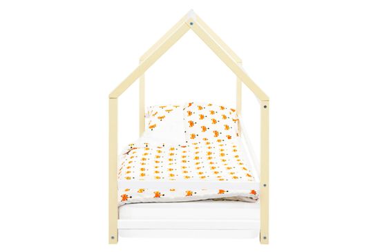 Кровать-домик Монтессори «Svogen» бежево-белый