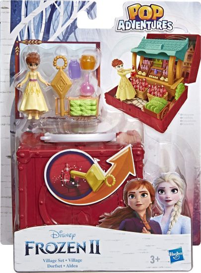 Игровой набор с куклой Frozen Холодное сердце 2 Шкатулка Деревня, E6545EU4 Анна