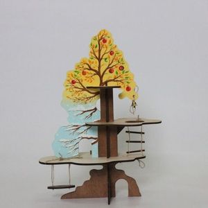Деревянные деревья-конструкторы