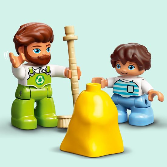 Конструктор LEGO DUPLO Town 10945 Мусоровоз и контейнеры для раздельного сбора мусора