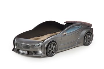 Кровать-машинка объемная EVO "БМВ" графит