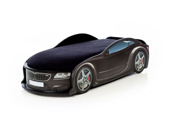 Кровать-машина UNO "БМВ-М" чёрная