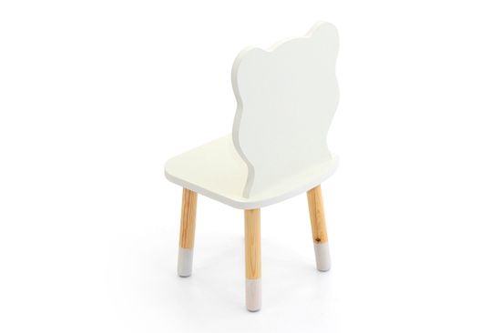 Cтул «Stumpa» мишка белый