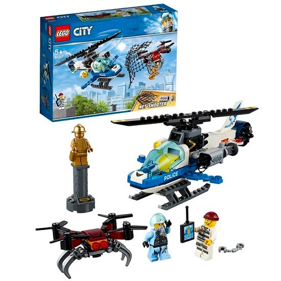 Конструктор LEGO City Police Воздушная полиция: погоня дронов 60207