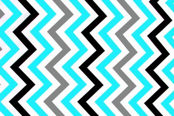 Постельное белье "Зигзаги графит, бирюза, серый"