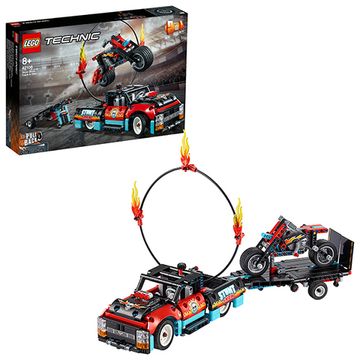 LEGO Technic 42106 Конструктор ЛЕГО Техник Шоу трюков на грузовиках и мотоциклах