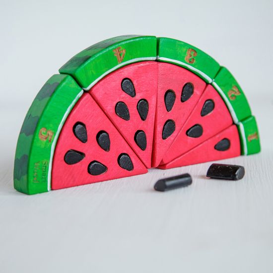 Пазл Арбуз счет до 5