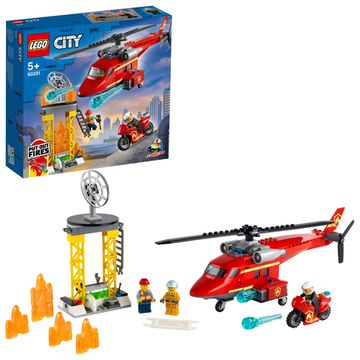 Конструктор LEGO City 60281 Спасательный пожарный вертолёт