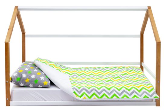 Кровать-домик Монтессори «Svogen» дерево-белый