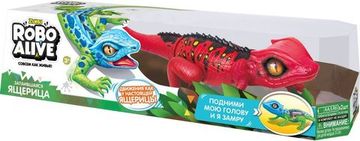 Робо-ящерица 1TOY RoboAlive Красная