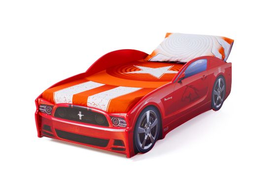 Кровать-машина "Мустанг" красный