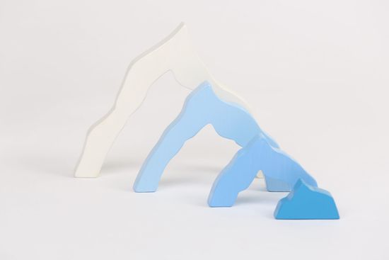 Стекер-пирамидка Айсберг