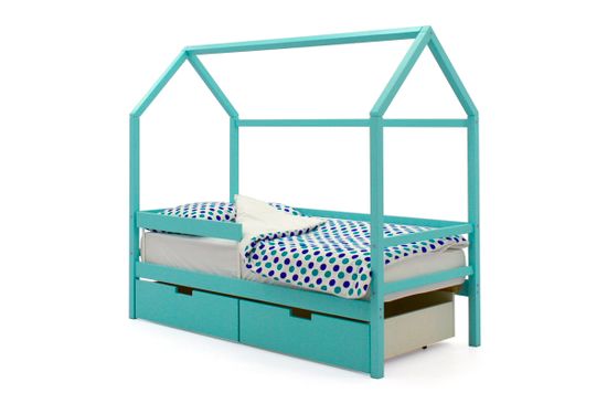 Кровать-домик «Svogen мятный»