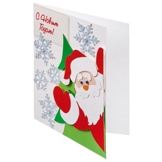 Набор для творчества BONDIBON. Новогодняя открытка своими руками