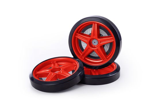 Объемные пластиковые колеса комплект 2 шт