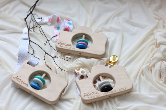 Прорезыватель погремушка Фотоапарат