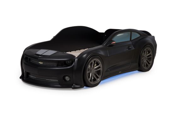 Кровать-машинка объемная EVO "Camaro" чёрный