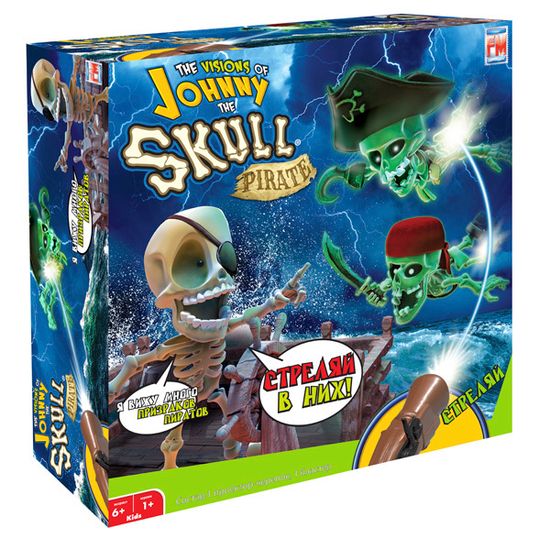 Johnny the Skull 1090-1 Тир проекционный Джонни-Пират с 1 бластером