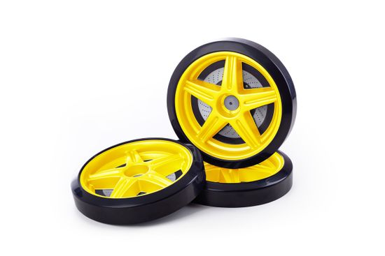 Объемные пластиковые колеса комплект 2 шт