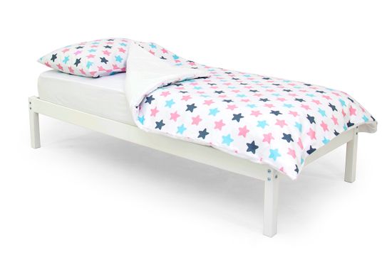 Постельное белье "Звезды графит, лаванда, бирюза"