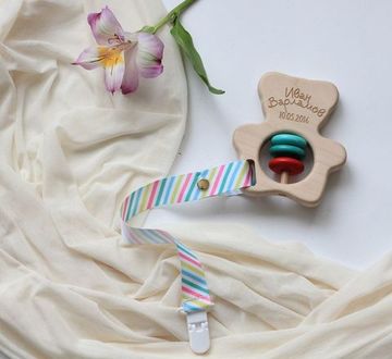 Прорезыватель погремушка Мишка