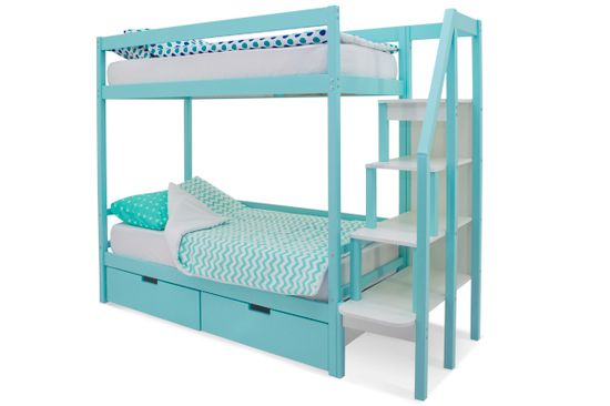 Двухъярусная кровать «Svogen» мятный