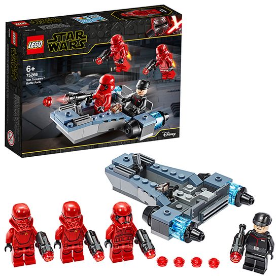 LEGO Star Wars 75266 Конструктор ЛЕГО Звездные войны Боевой набор: штурмовики ситхов