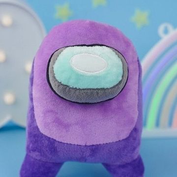 Мягкая игрушка "Among Us" фиолетовый, 20см