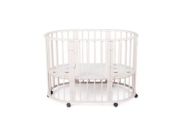 Кроватка для новорожденных трансформер Sleepy 8 в 1 с маятником Бежевый