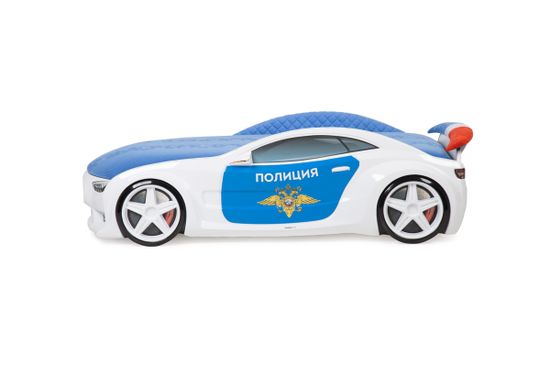 Кровать-машина объемная NEO "БМВ" полиция