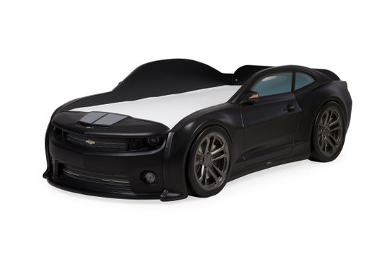 Кровать-машинка объемная EVO "Camaro" чёрный