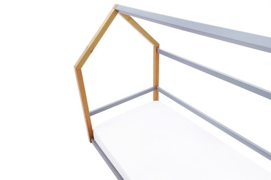 Кровать-домик Монтессори «Svogen» дерево-графит