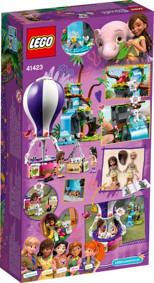 Конструктор LEGO Friends 41423 джунгли спасение тигра на воздушном шаре