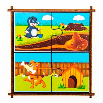 Пазлы «Кто где живёт»