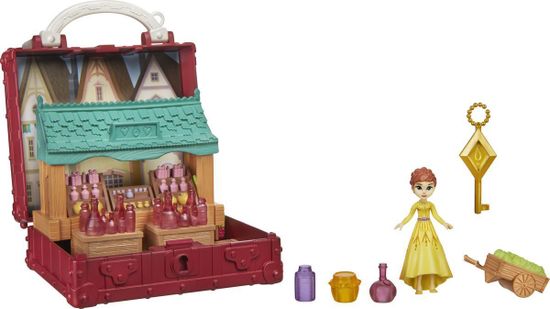 Игровой набор с куклой Frozen Холодное сердце 2 Шкатулка Деревня, E6545EU4 Анна