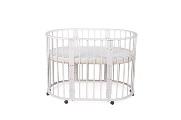 Кроватка для новорожденных трансформер Sleepy 8 в 1 с маятником Белый