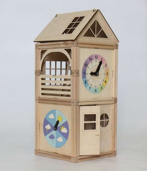 Woodjo Clock Tower 55 деталей