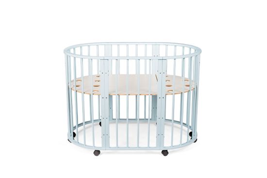 Кроватка для новорожденных трансформер Sleepy 8 в 1 без маятника Голубой