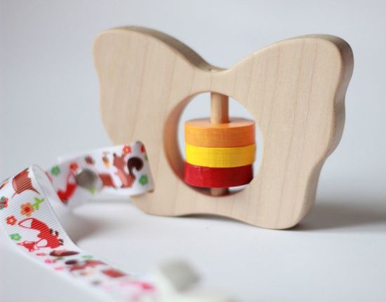 Прорезыватель погремушка Бабочка