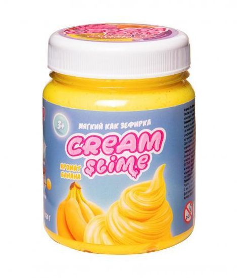 Cream Slime с ароматом банана, 250 г