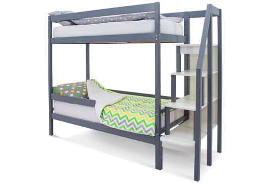 Двухъярусная кровать «Svogen» графит