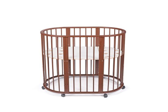 Кроватка для новорожденных трансформер Sleepy 8 в 1 без маятника Венге