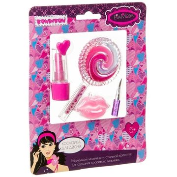 Набор детской декоративной косметики Bondibon Eva Moda, блески для губ (3 цвета)
